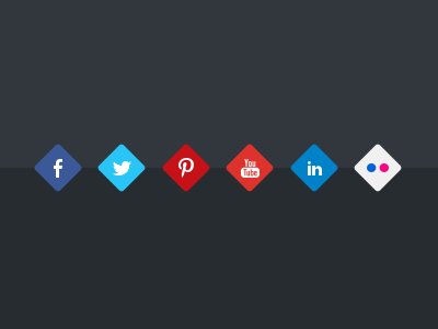 Flat Social Media Icons flat flat icons icons social icons social media