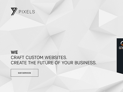 9Pixels Design Agency Index 9pixels agency poly poly art ui web design web development