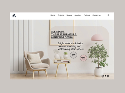 Furniture And Interior Design Web Site