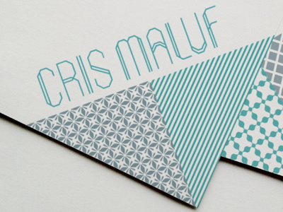 Cris Maluf branding logo type