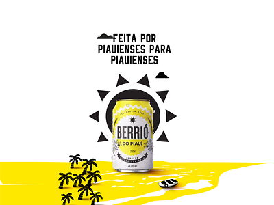Berrio do Piaui Ambev Poster beer branding identity logo logotype package poster type typography vector