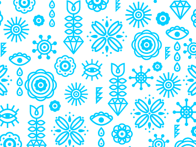 Blue simple pattern blue fabric illustration pattern vector