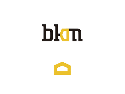 BKM construction logo bkm branding construction logo logotype