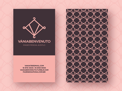 Vânia Benvenuto branding business card stationery