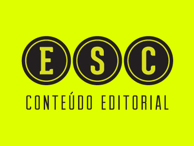 Esc branding logo writer writing