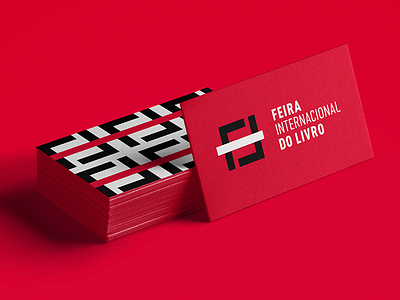 FIL Feira Internacional do Livro - Business Card branding business card design identity logo logotype pattern type typography vector