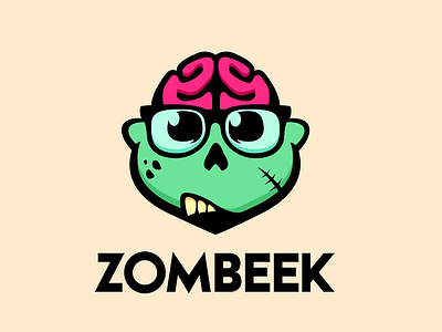 Zombeek logo zombie