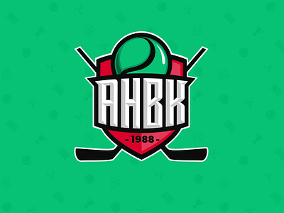 Ahbk hockey hockeyball logo street hockey