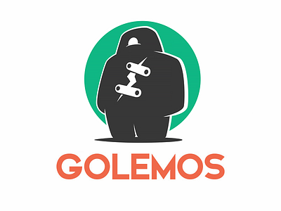 Golemos golem logo webdesign