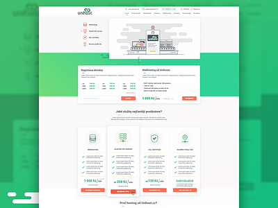Unihost design domain hosting web