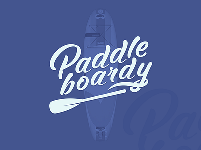 Paddleboardy board logo paddle paddleboards