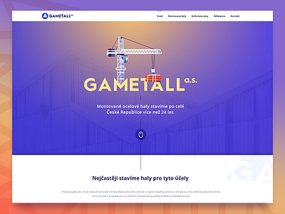 Gametall metal web webdesign