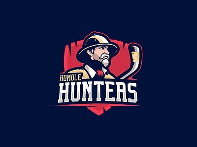 HC Hunters Homole hockey logo sport sportlogo