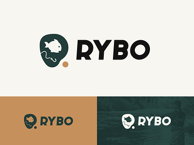 Rybo design fish fishing logo