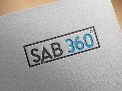 SAB 360 LOGO branding company logo design illustration illustrator logo sab 360 sab 360 sab 360 logo sab 360 logo typography vector