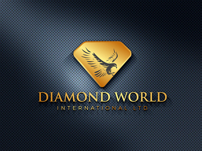 Diamond World branding company logo design diamond world diamond world illustration illustrator logo logos typography vector