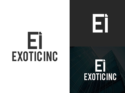 EI logo brand branding company logo design ei logo illustration illustrator logo typography vector