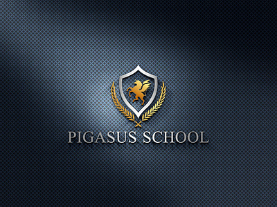 PIGASUS SCHOOL branding company logo design illustration illustrator logo logos pigasus school pigasus school school school logo typography vector