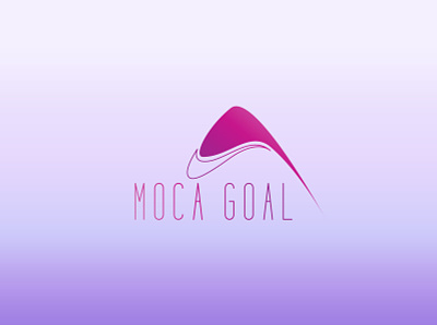 MOCA GOAL LOGO brand branding company logo design illustration illustrator logo logos moca goal moca goal typography vector