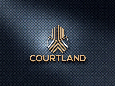 COURTLAND LOGO branding company logo design logo real esate real esate business real esate company real esate logo real esate logo design real estate agent real estate branding real estate logo realestate realistic vector