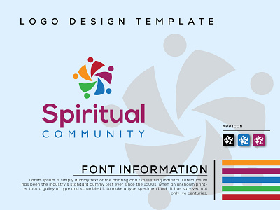 Spiritual COMMUNITY branding community community app community college community logo community manager community project company logo design illustration illustrator logo vector