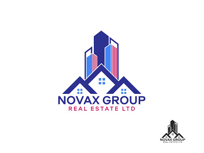 NOVAX GROUP REAL ESTATE LTD branding company logo real estate real estate agency real estate agent real estate app real estate branding real estate logo real estate logo 99design real estate logo design real estate logo png real estate logos real estate vector