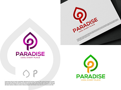 PARADISE LOGO branding company logo design illustration illustrator jpeg jpg logo logo idea logo png logo vector logos paradise paradise logo png typography ui ux vector vectors