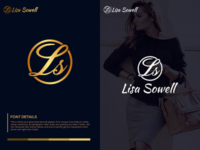 Lisa Sowell Beauty Logo Design 3d animation beauty beauty logo branding company logo design fashion fashion logo graphic design illustration illustrator logo logo png logo vector motion graphics typography ui ux vector