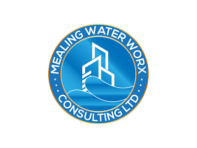 SEA WATER LOGO brand branding character company logo design icon illustration illustrator lettering logo logos mobile typography vector