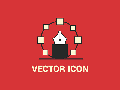 VECTOR ICON brand branding company logo design illustration illustrator logo logos minimal typography vector