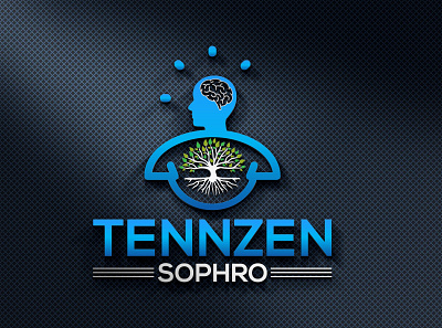 TENNZEN SOPHRO LOGO branding company logo design illustration illustrator logo logos tennzen sophro tennzen sophro typography vector