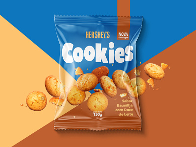 Cookies Snack Package - Baunilha cookies design food hersheys package plastic snack