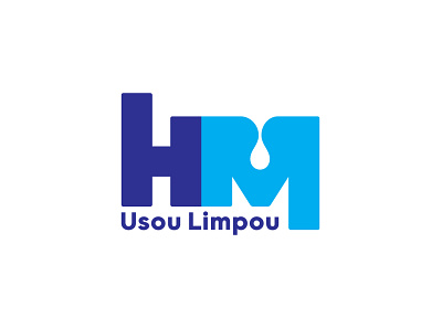 HM - Branding Design blue branding cleaning design hm identity logo logotype wash water