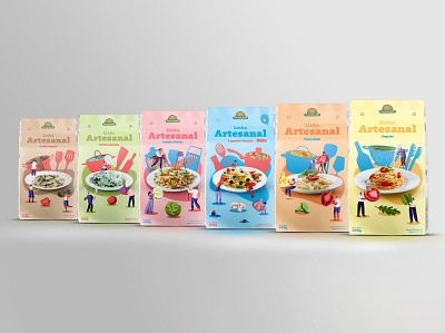 Pasta Concept Package concept design food illustration package packaging paper pasta plastic