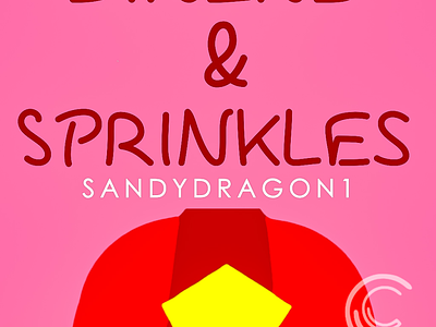 Sirens and sprinkles bookcoverdesign design typography vector