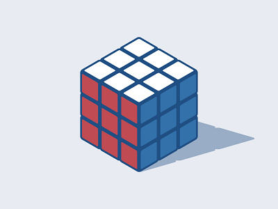 Rubik's Cube block cube fun game isometric line perspective puzzle rubik rubiks cube toy
