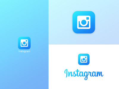 Proposed Instagram App Icon app blue icon instagram ios logo new photo updated
