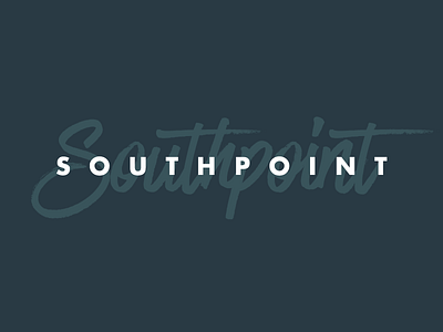 Rejected Branding Design blue brand branding brush brush script futura logo restaurant script southpoint