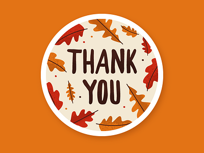 Thank You Card by Aiden Guinnip on Dribbble