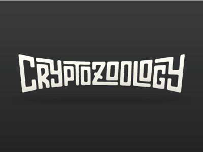 Cryptozoology animal animals bigfoot cryptid cryptozoology hand hand lettering hand lettering header infographic lettering lochness logo logotype monster sasquatch science title type typography yeti