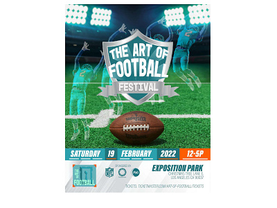 Event Flyer adobe branding design event event branding flyer football graphic design illustration illustrator vector