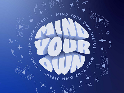 Mind Your Own adobe design etsy graphic design illustration illustrator instagram photoshop tiktok vector wacom