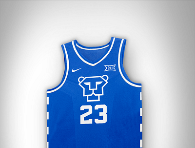 byu basketball jersey idea - old logo, new scheme basketball byu collegebasketball cursive design football illustration jersey logo mockup photoshop royal