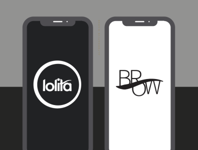 Lolita Brow Submarks branding design graphic design logo vector