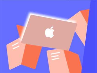 Complete Apple Search  Ads Course learn materials books search vector design ads apple ui web illustration