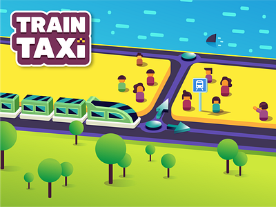 Train Taxi Game Ad