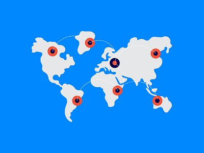 Boring Business Stuff #1 design earth icon illustration logistics map vector