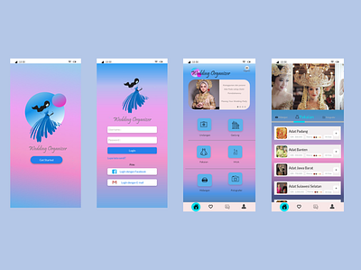 UI/UX Aplikasi Wedding Organizer aplikasi uiuxdesain weddingorganizer