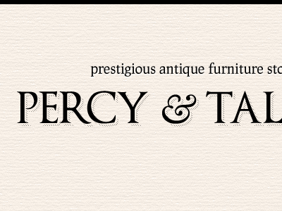 Percy & Talbot antique furniture