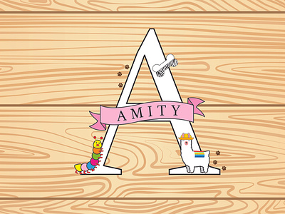 Amity amity custom design illustration lettering thedailylogochallenge